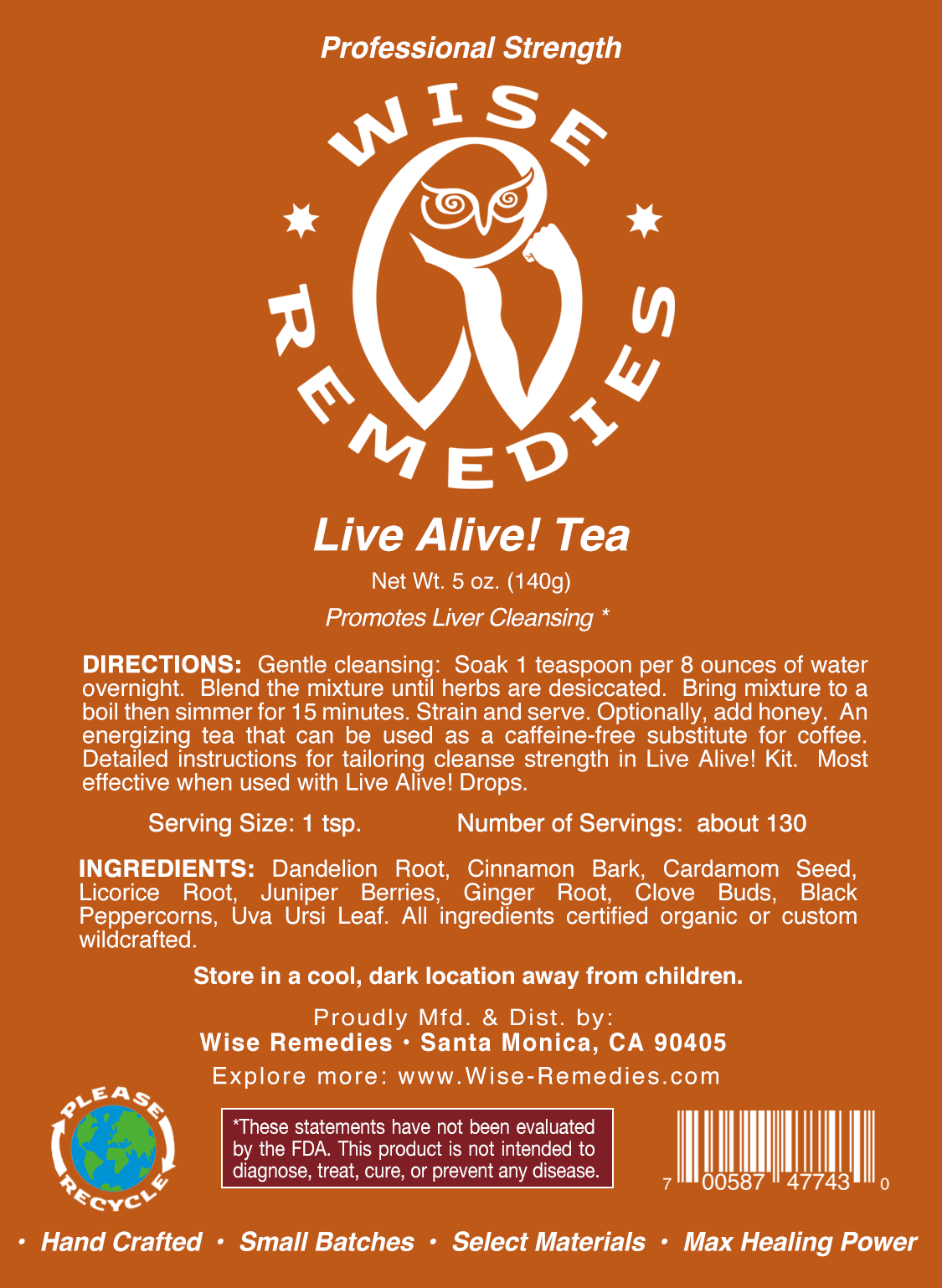 Live Alive! Kit (Complete Herbal Liver Cleanse) - Image 3