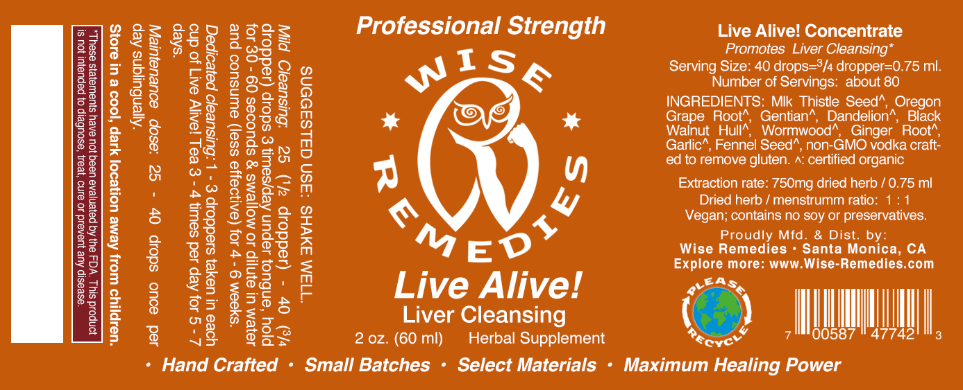 Live Alive! Drops (Herbal Liver Cleanse) - Image 2