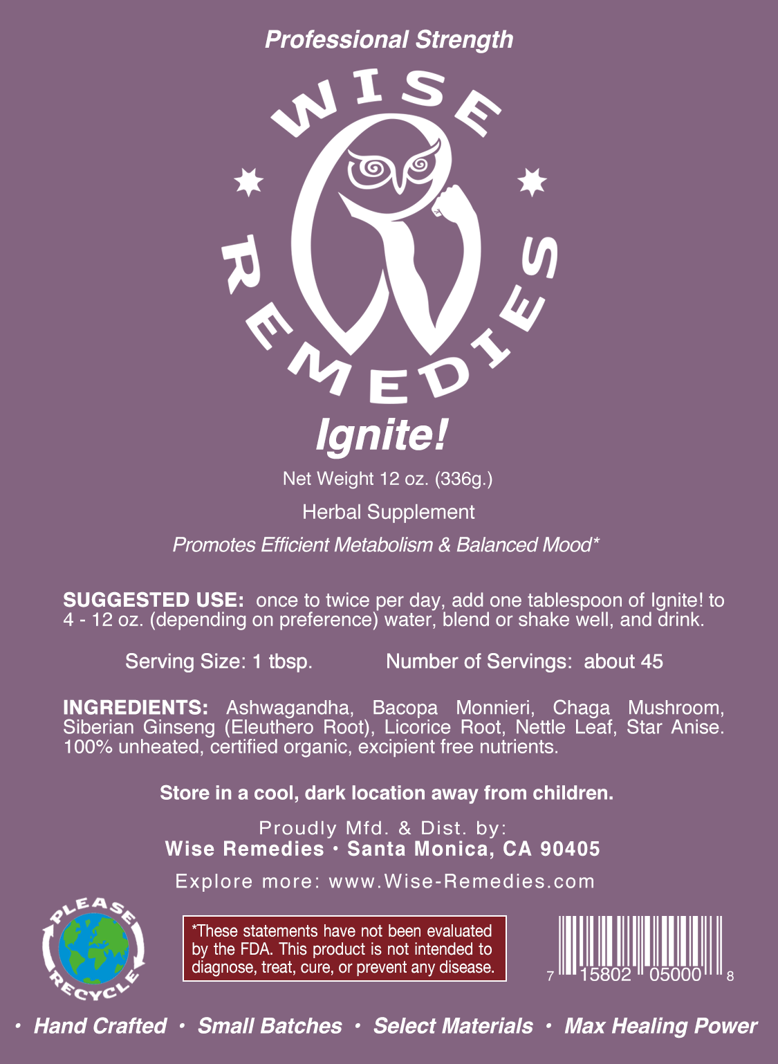 Ignite (Herbal Metabolic Support) - Image 2
